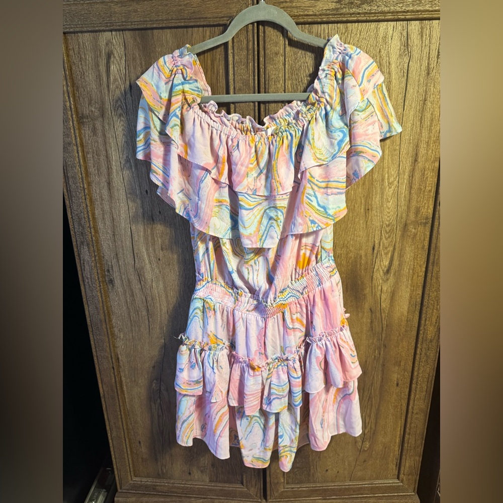 Buddy Love Multicolor Ruffle Dress